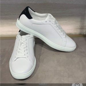 Jimmy Choo, Plain leather logo sneakers